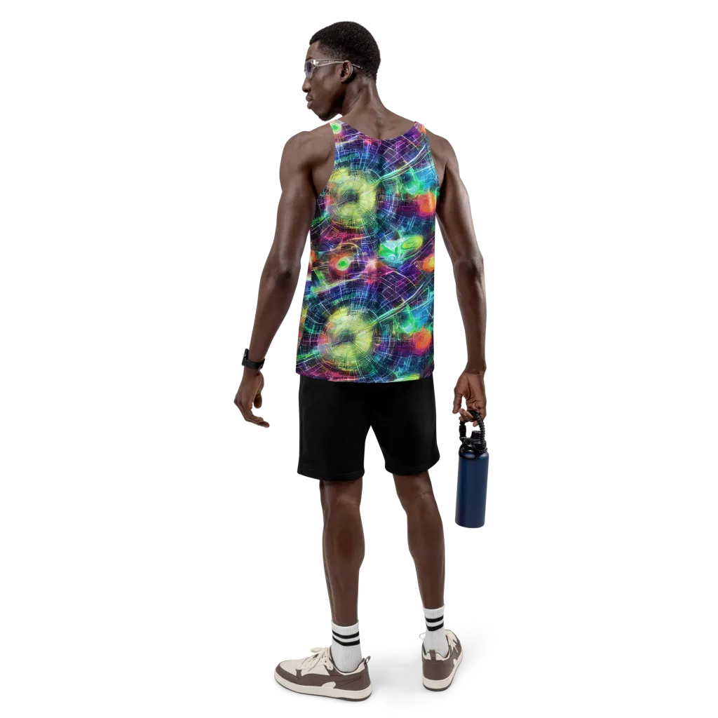 Nova Network on Men's Tank Top — Back