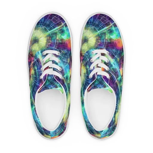 Nova Network on a Men's Lace-Up Canvas Shoes
