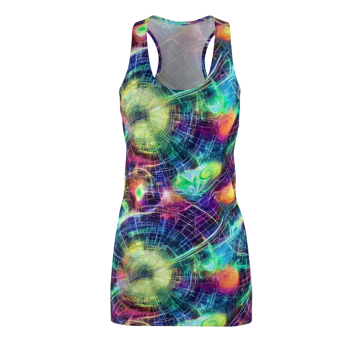 Nova Network on Racerback Dress — Front