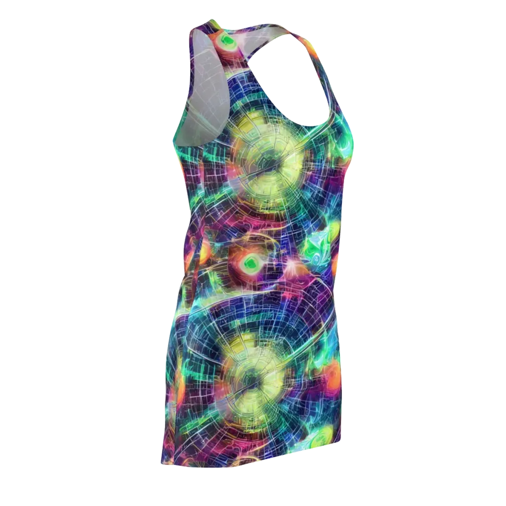 Nova Network on Racerback Dress — Front Side