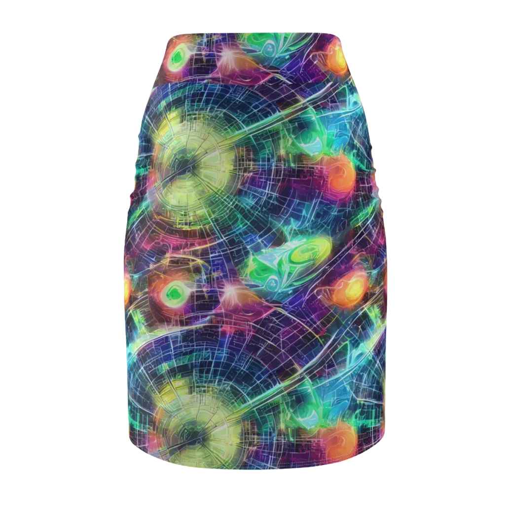 Nova Network on Pencil Skirt — Back