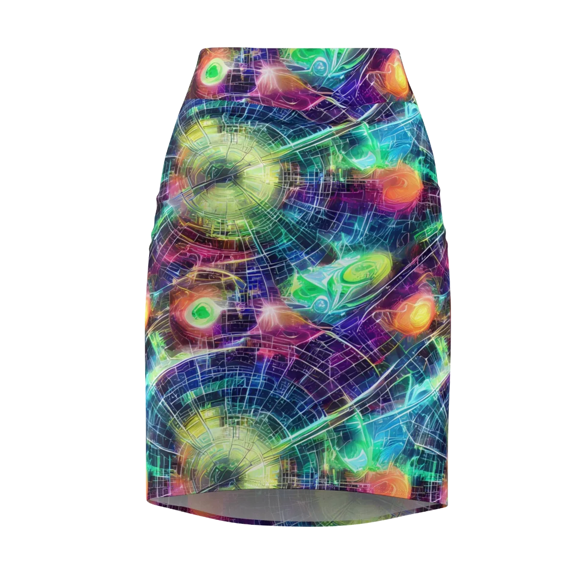 Nova Network on Pencil Skirt — Front