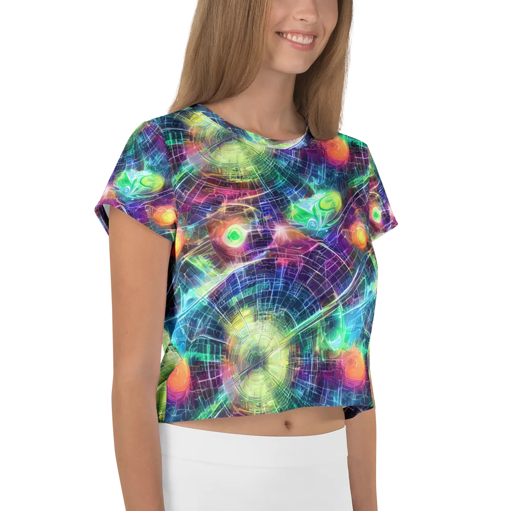 Nova Network on Crop Tee — Right