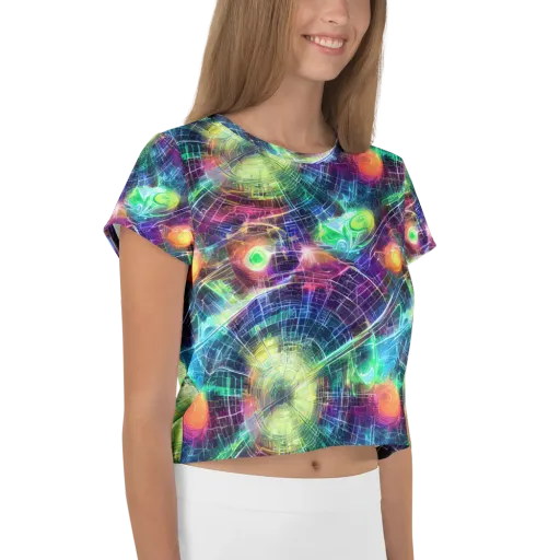 Nova Network on a Crop Tee