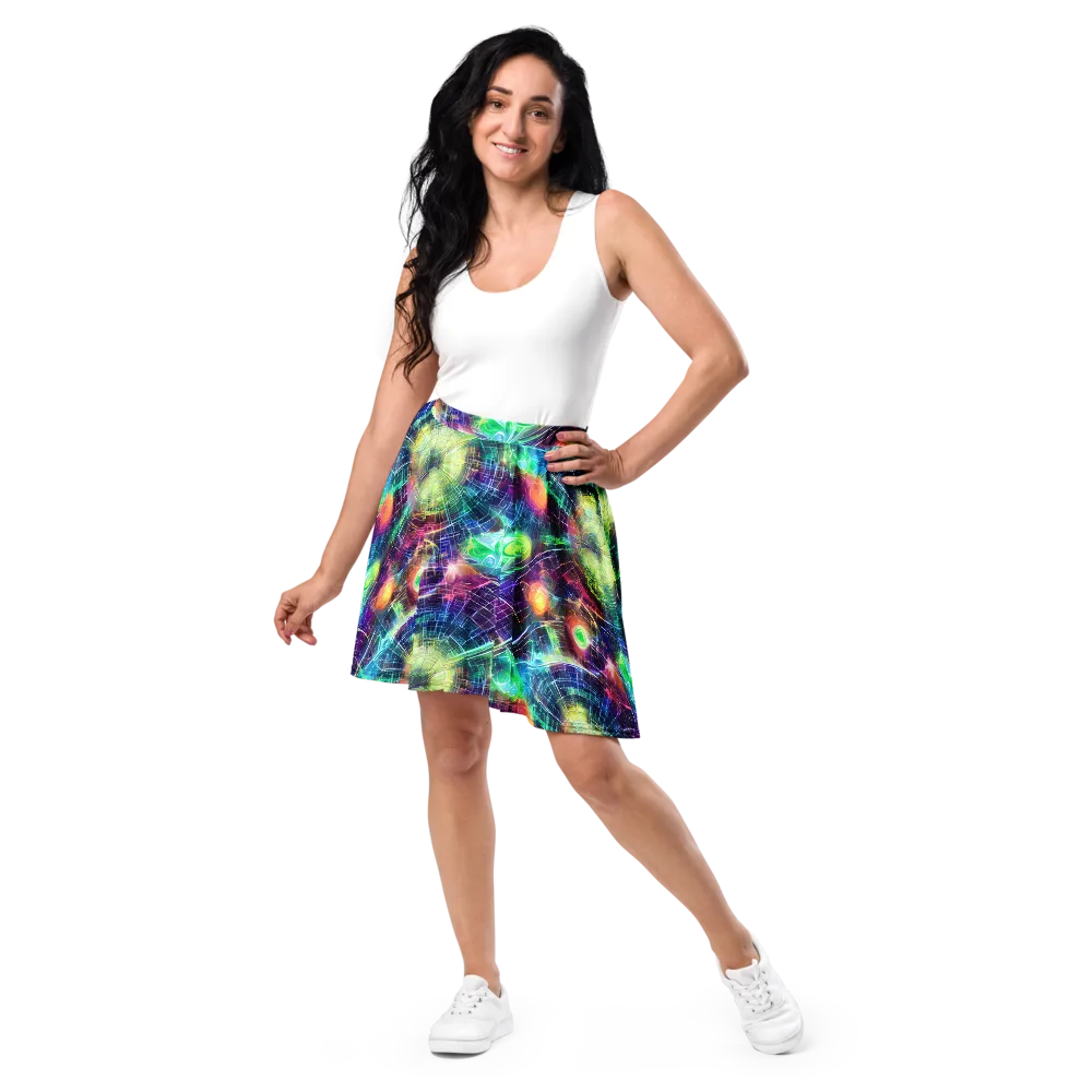 Nova Network on Skater Skirt — Front