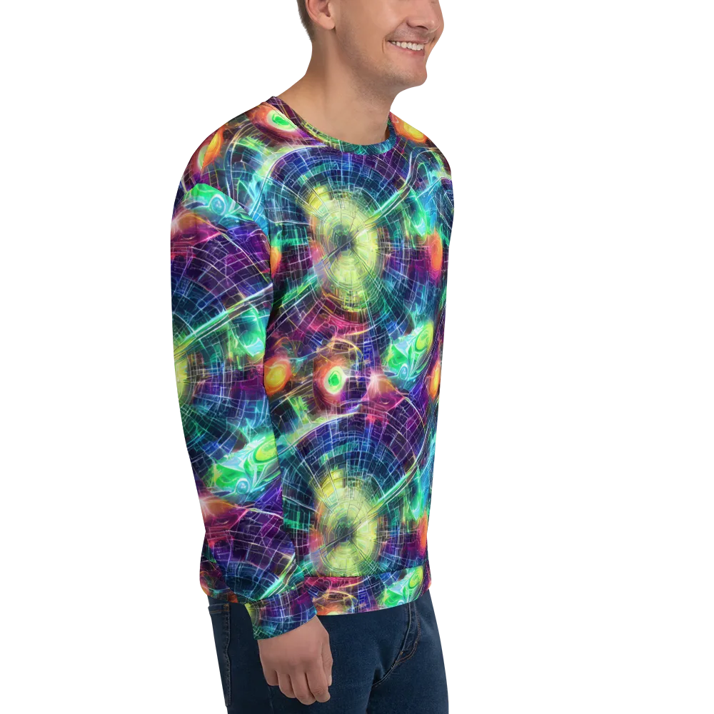Nova Network on Sweatshirt — Right Front