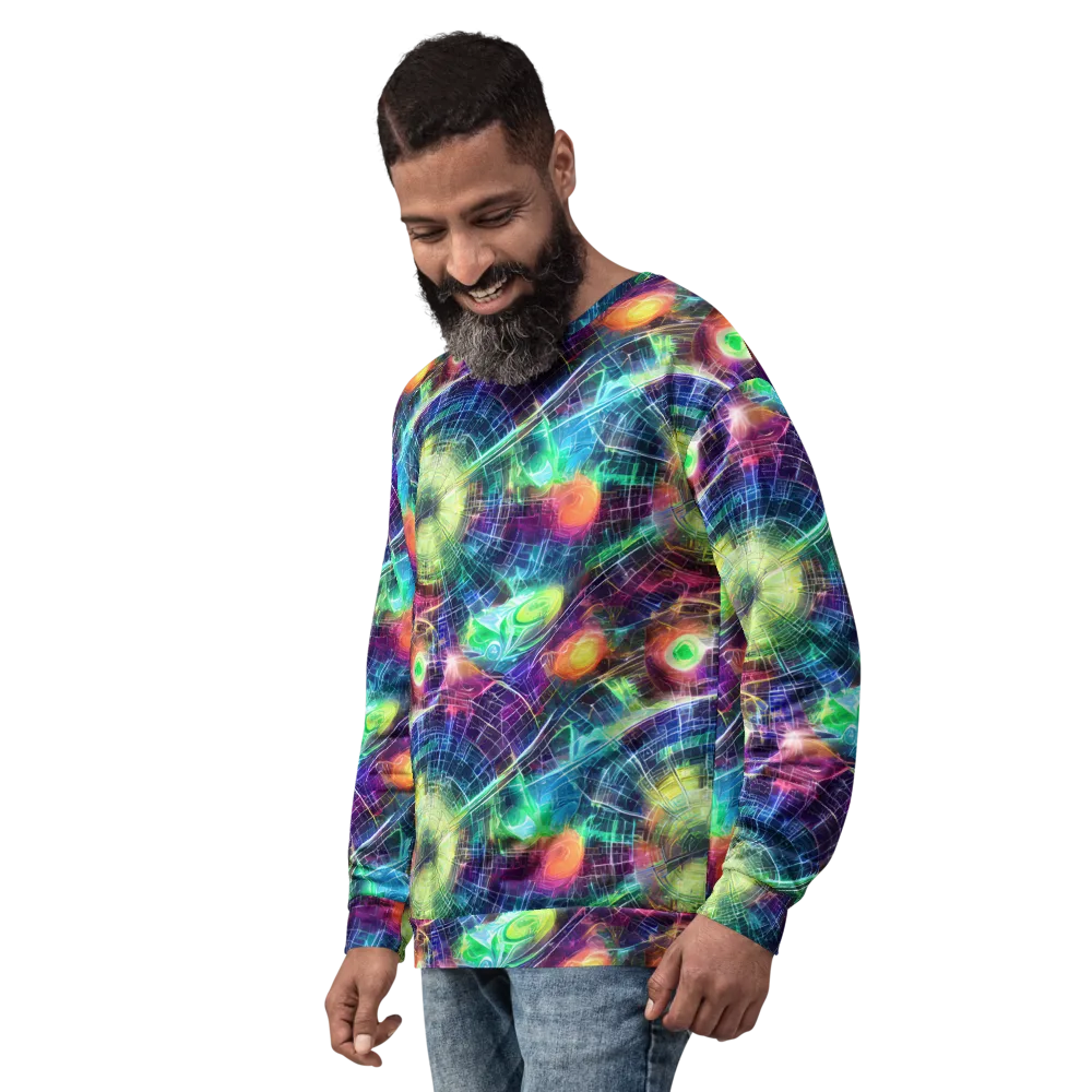 Nova Network on Sweatshirt — Left Front
