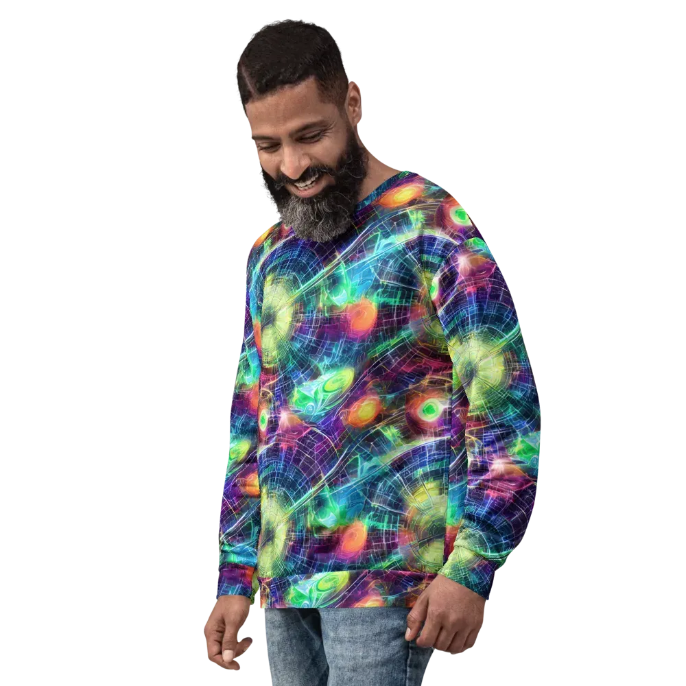 Nova Network on Sweatshirt — Left Front