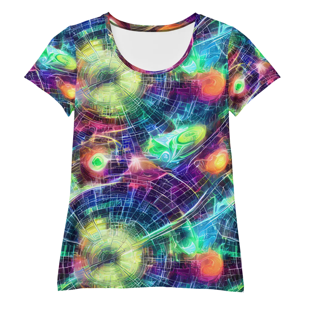 Nova Network on Women's Athletic T-Shirt — Front