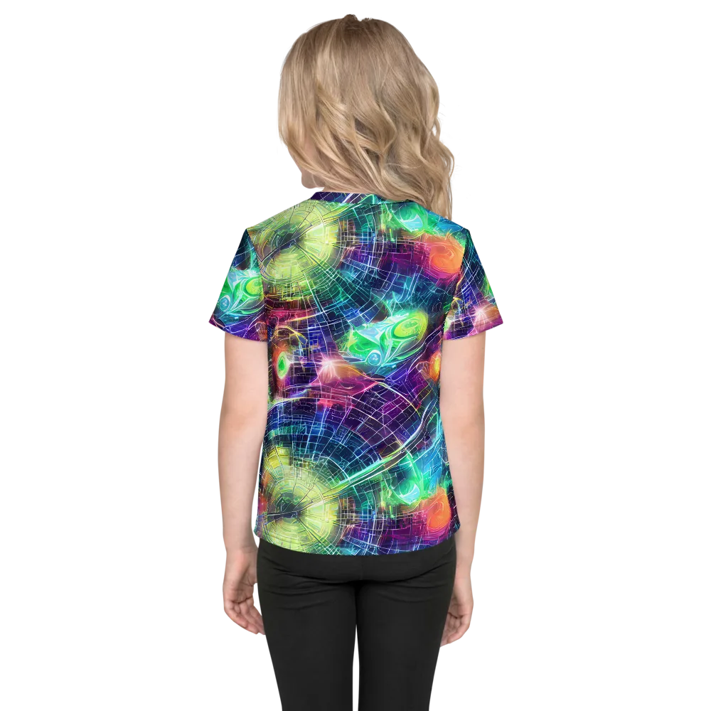 Nova Network on Kids Crew Neck T-Shirt — Back