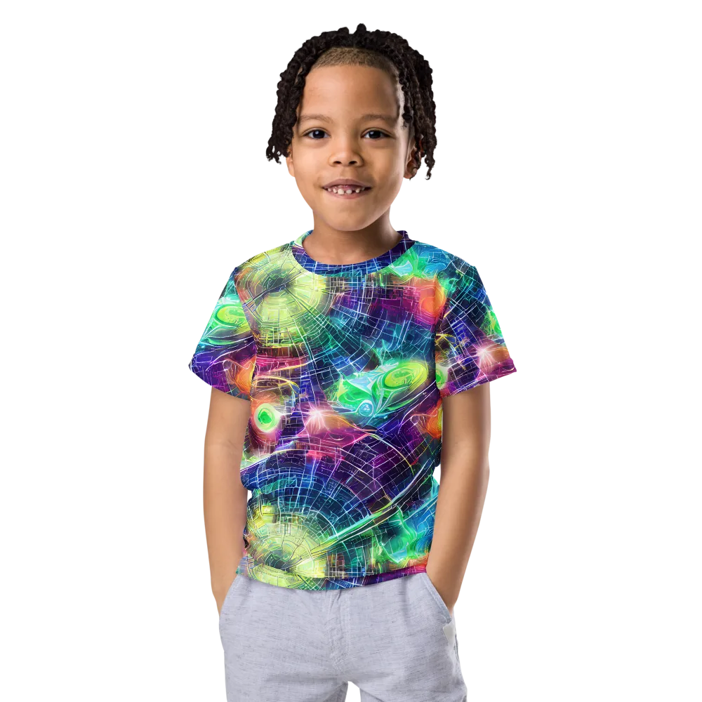 Nova Network on Kids Crew Neck T-Shirt — Front