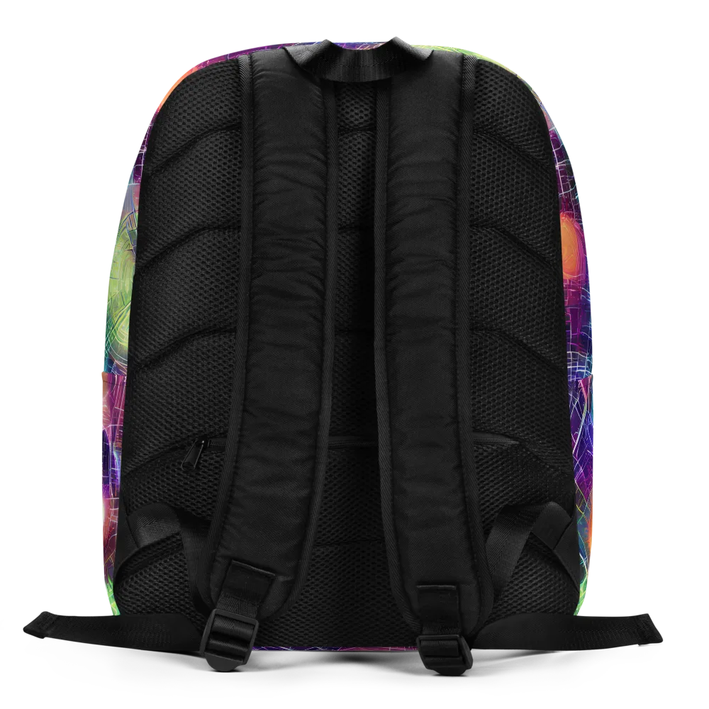 Nova Network on Minimalist Backpack — Back
