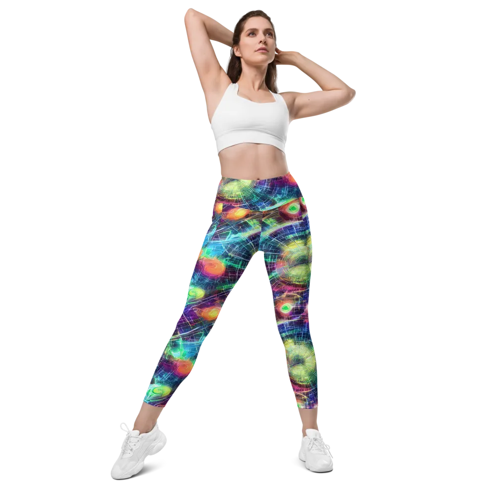 Nova Network on Leggings with Pockets — Front