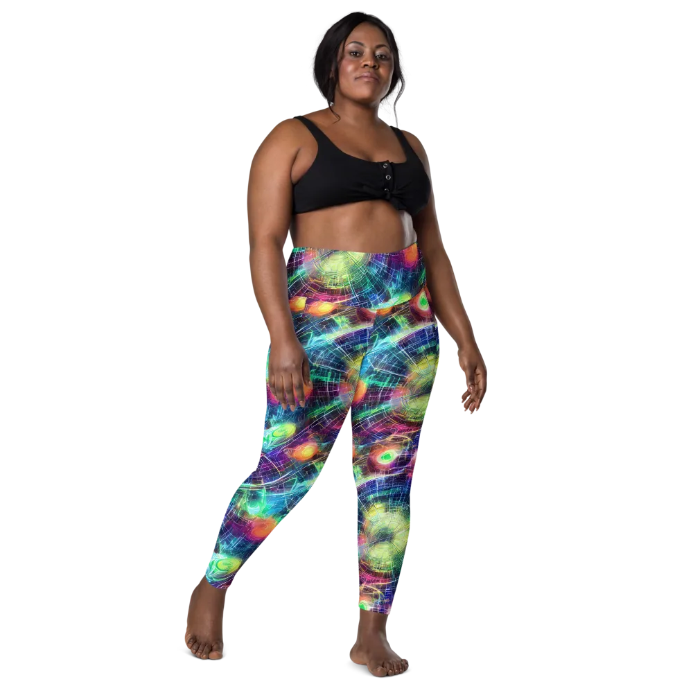 Nova Network on Leggings with Pockets — Front