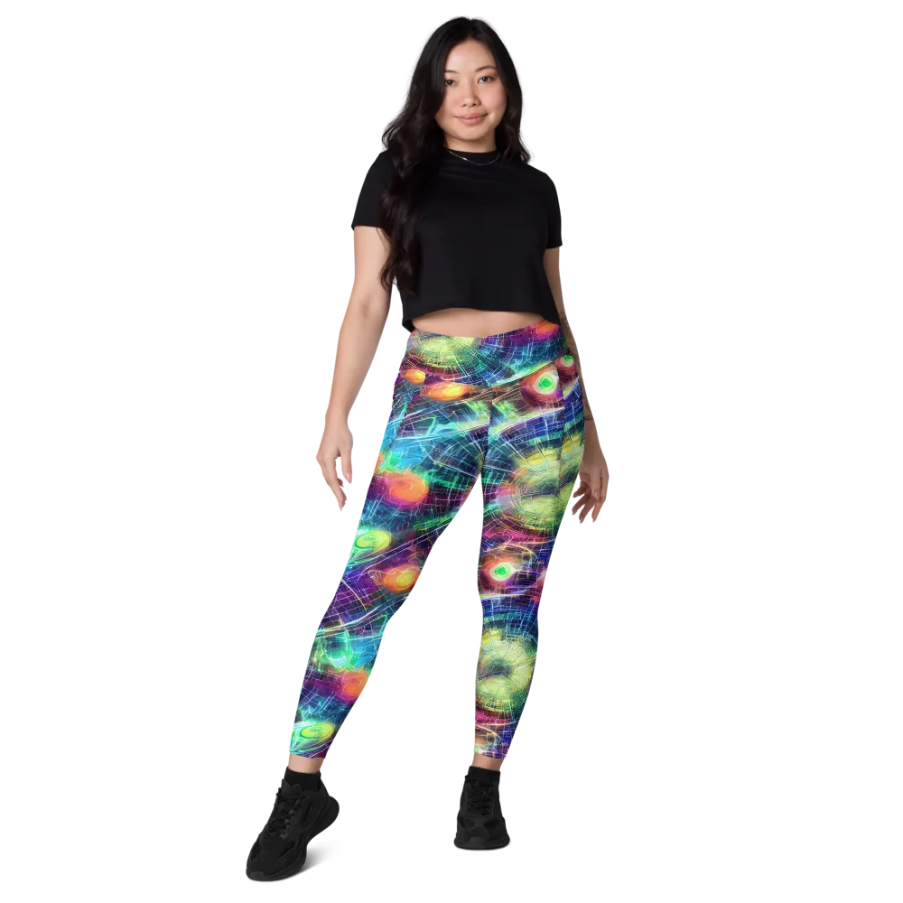 Nova Network on Leggings with Pockets — Front