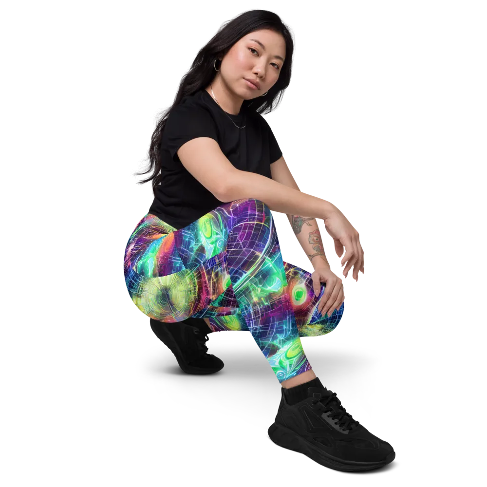 Nova Network on Leggings with Pockets — Right Front
