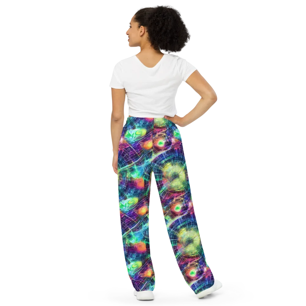 Nova Network on Wide-Leg Pants — Back