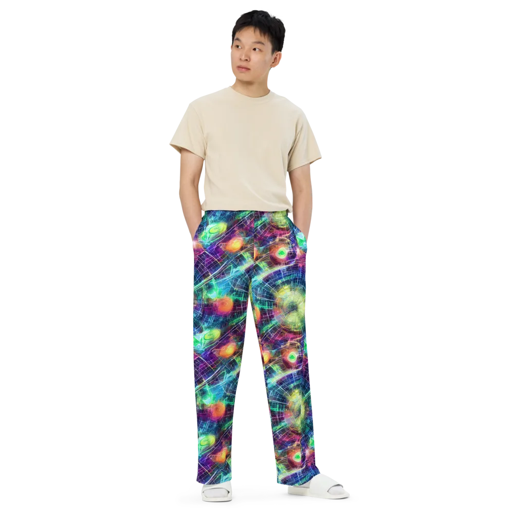 Nova Network on Wide-Leg Pants — Front