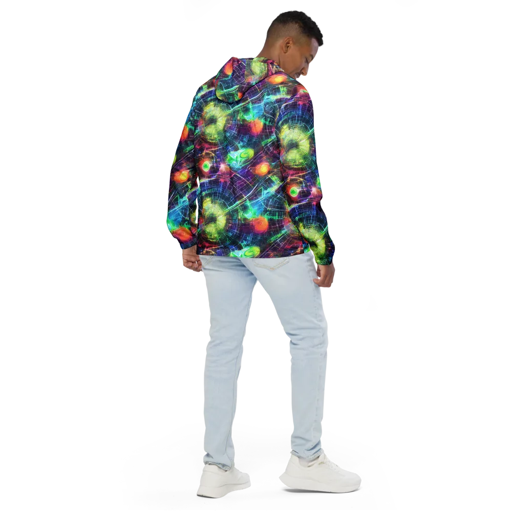 Nova Network on Men's Windbreaker — Back
