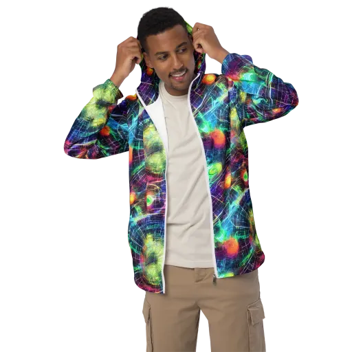Nova Network on a Men's Windbreaker