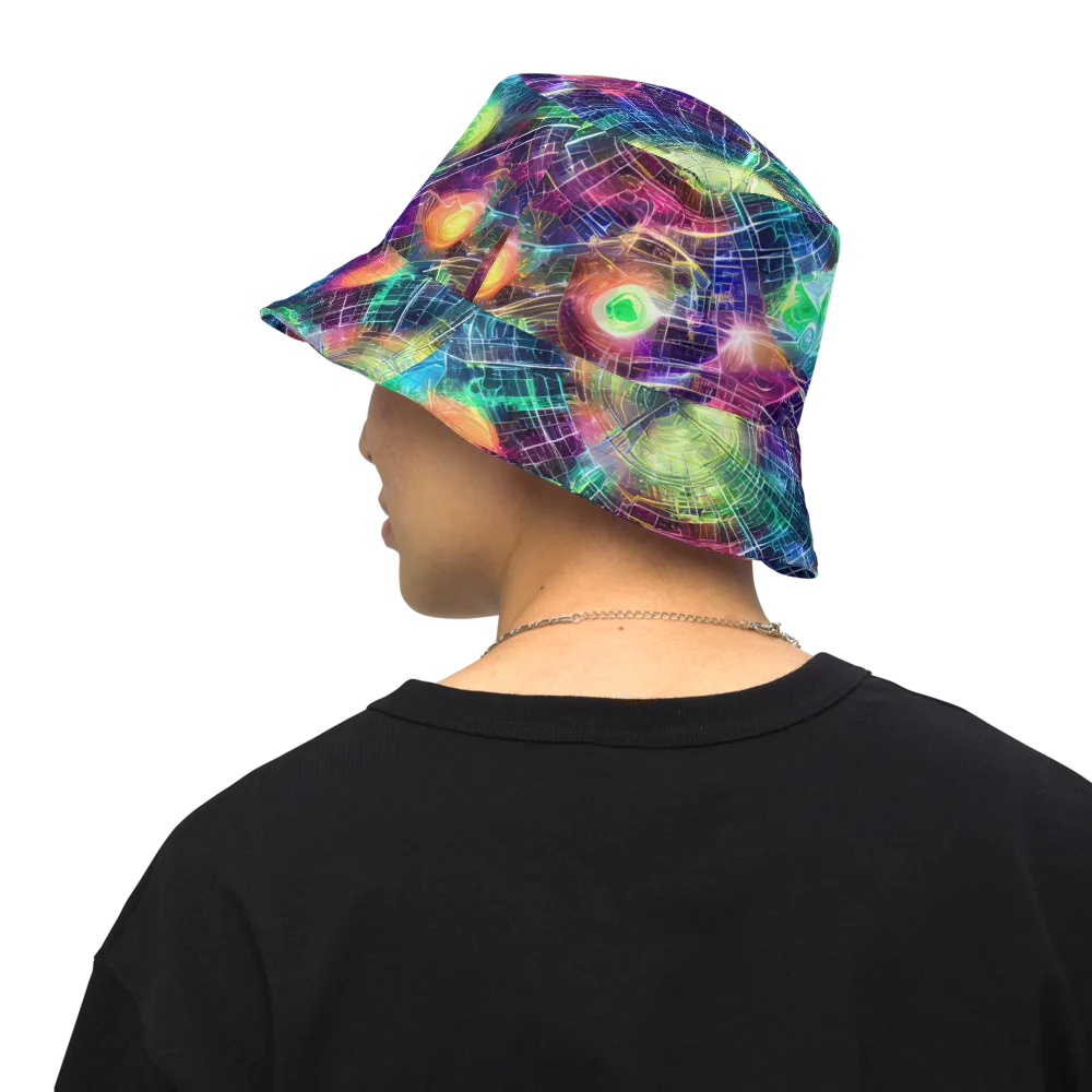 Nova Network on Reversible Bucket Hat — Back Inside
