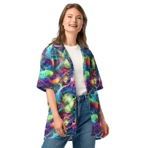 Nova Network on a Button Shirt