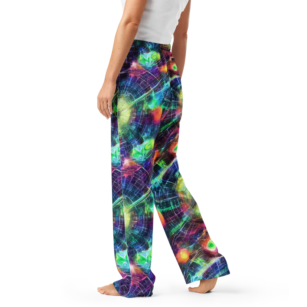 Nova Network on Women's Pajama Pants — Left