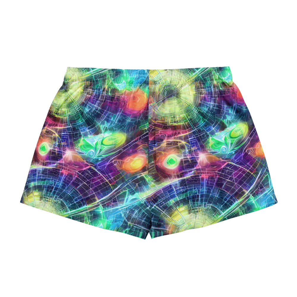 Nova Network on Women's Pajama Shorts — Back