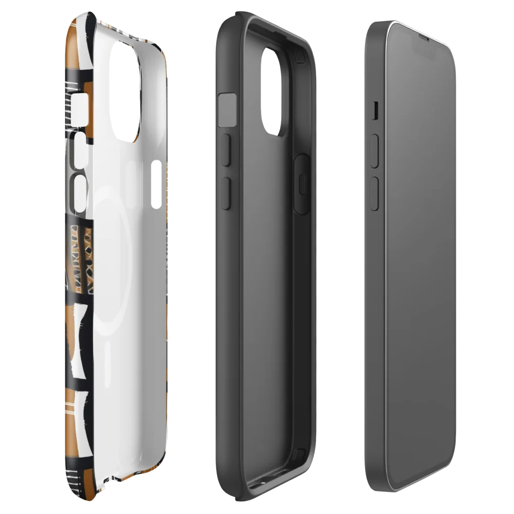 Ochre Rhythm on MagSafe Tough Case for iPhone® — Front