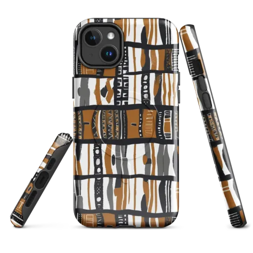 Ochre Rhythm on a MagSafe Tough Case for iPhone®