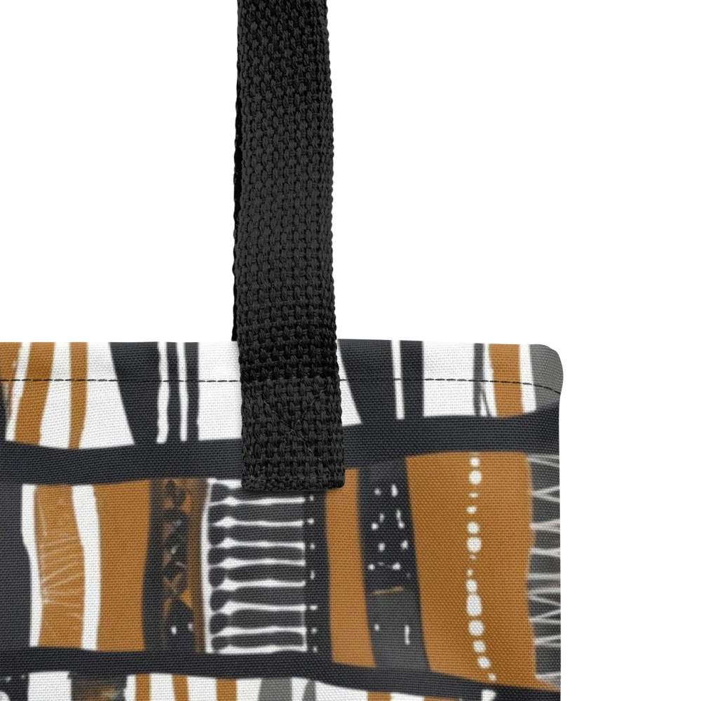 Ochre Rhythm on Tote Bag — Product details