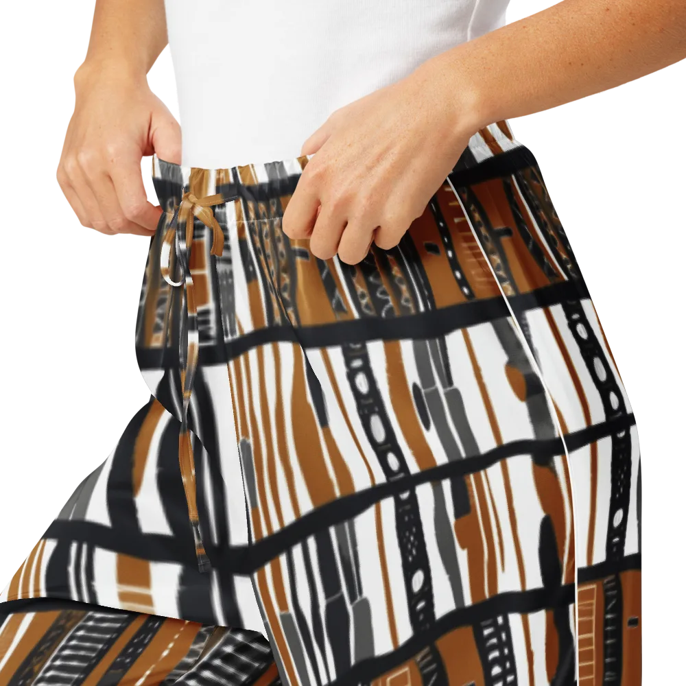 Ochre Rhythm on Women's Pajama Pants — Product details