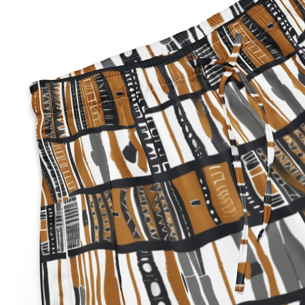 Ochre Rhythm on Women's Pajama Shorts — Product details