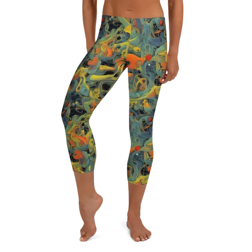 Orbital Tide on a Capri Leggings