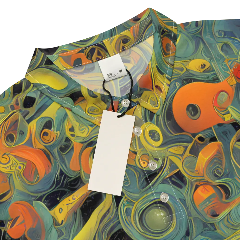 Orbital Tide on Men's Slim Fit Polo Shirt — Product details