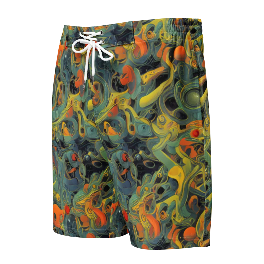 Orbital Tide on Men's Board Shorts — Front