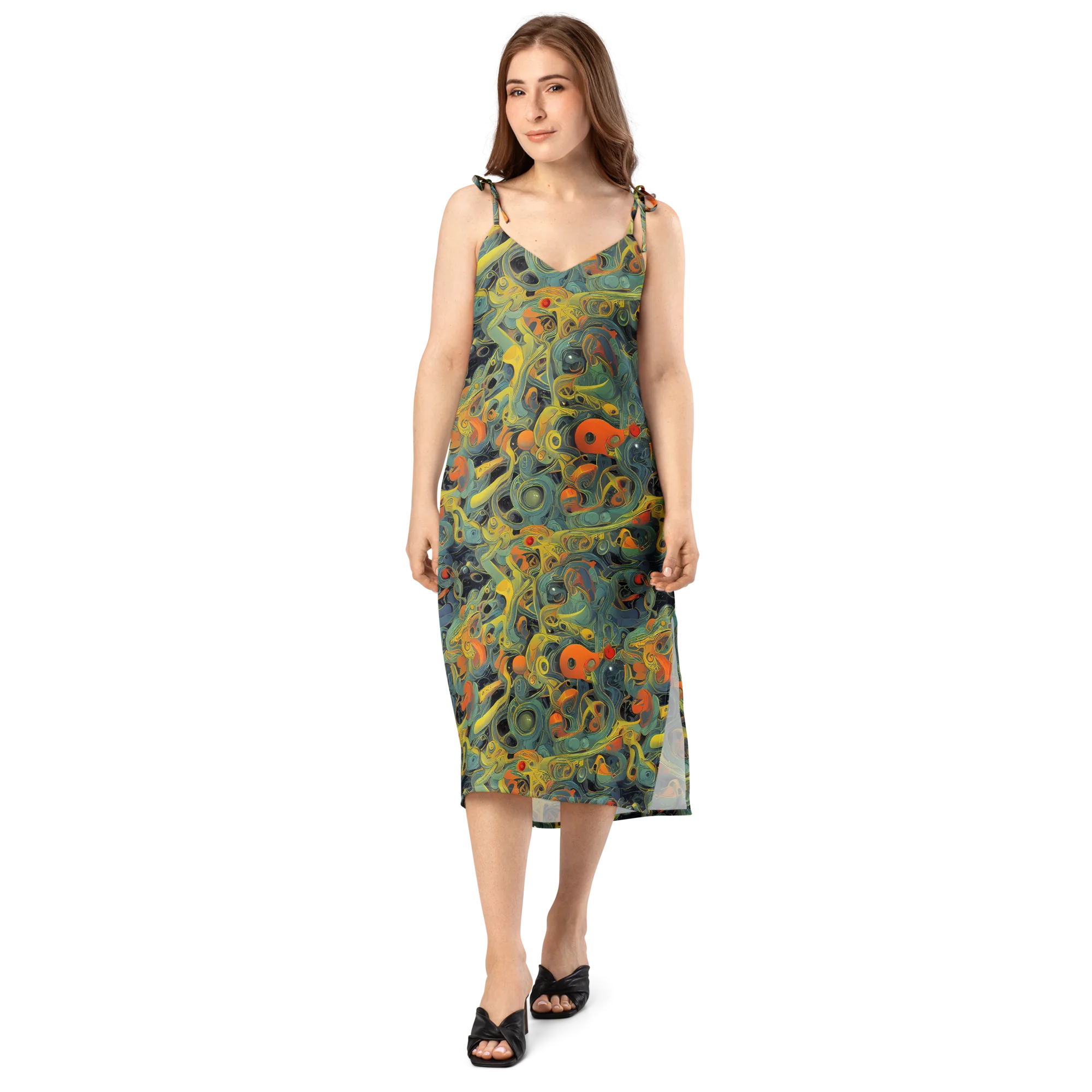 Orbital Tide on Slip Dress — Front