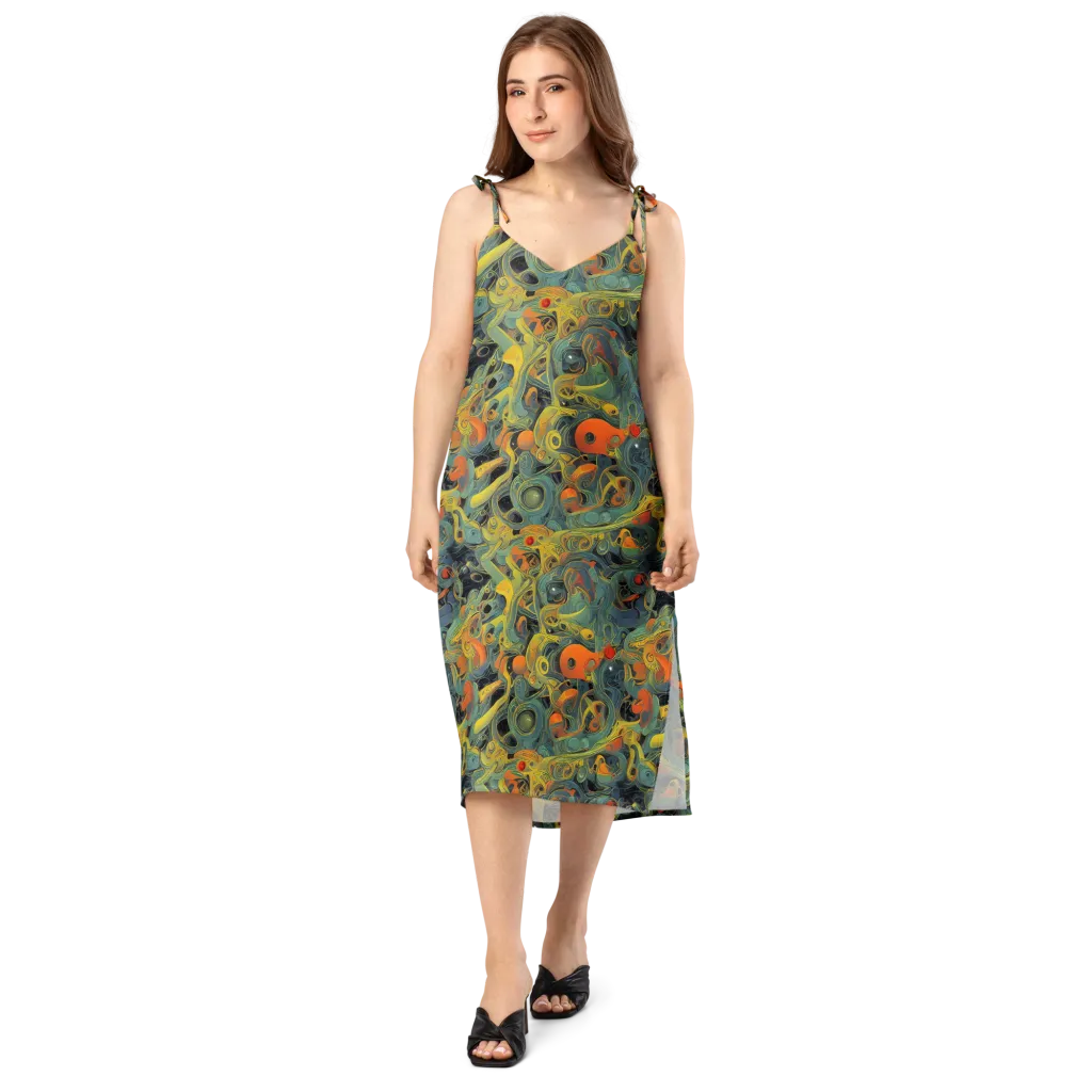 Orbital Tide on Slip Dress — Front