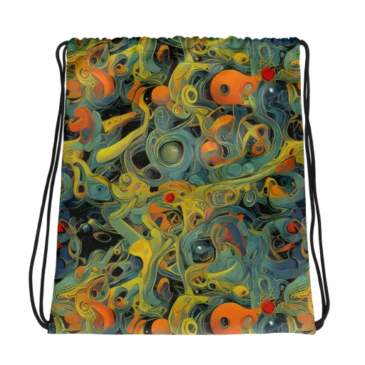 Orbital Tide on a Drawstring Bag