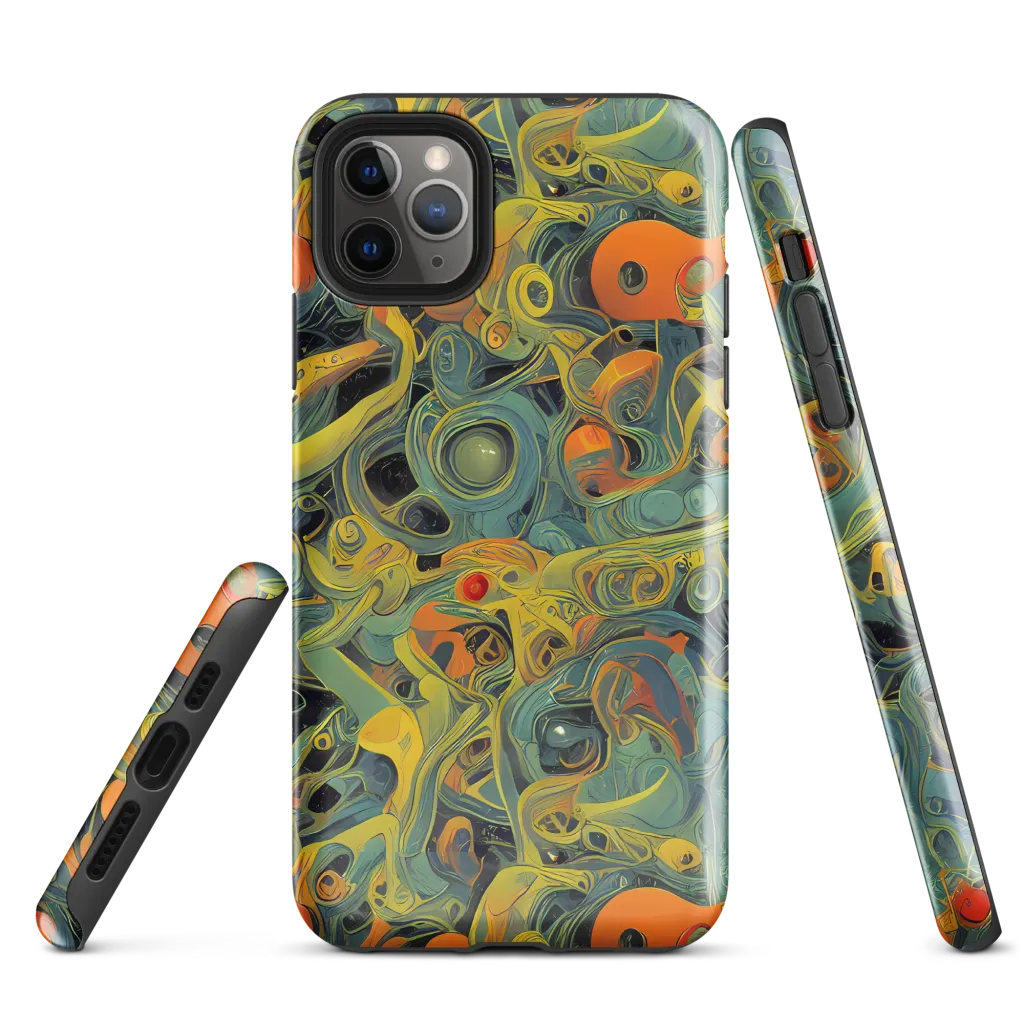 Orbital Tide on Tough Case for iPhone® — Front