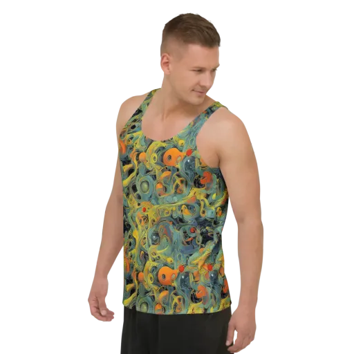 Orbital Tide on a Men's Tank Top