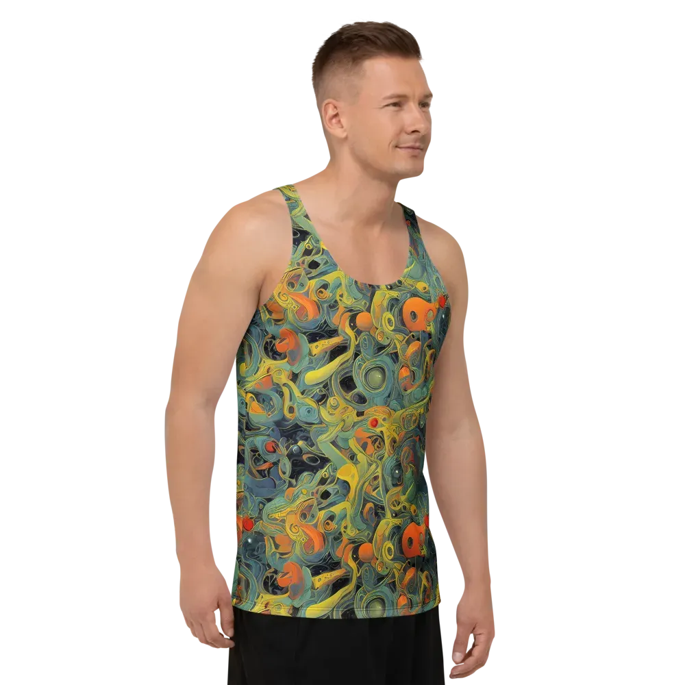 Orbital Tide on Men's Tank Top — Right Front
