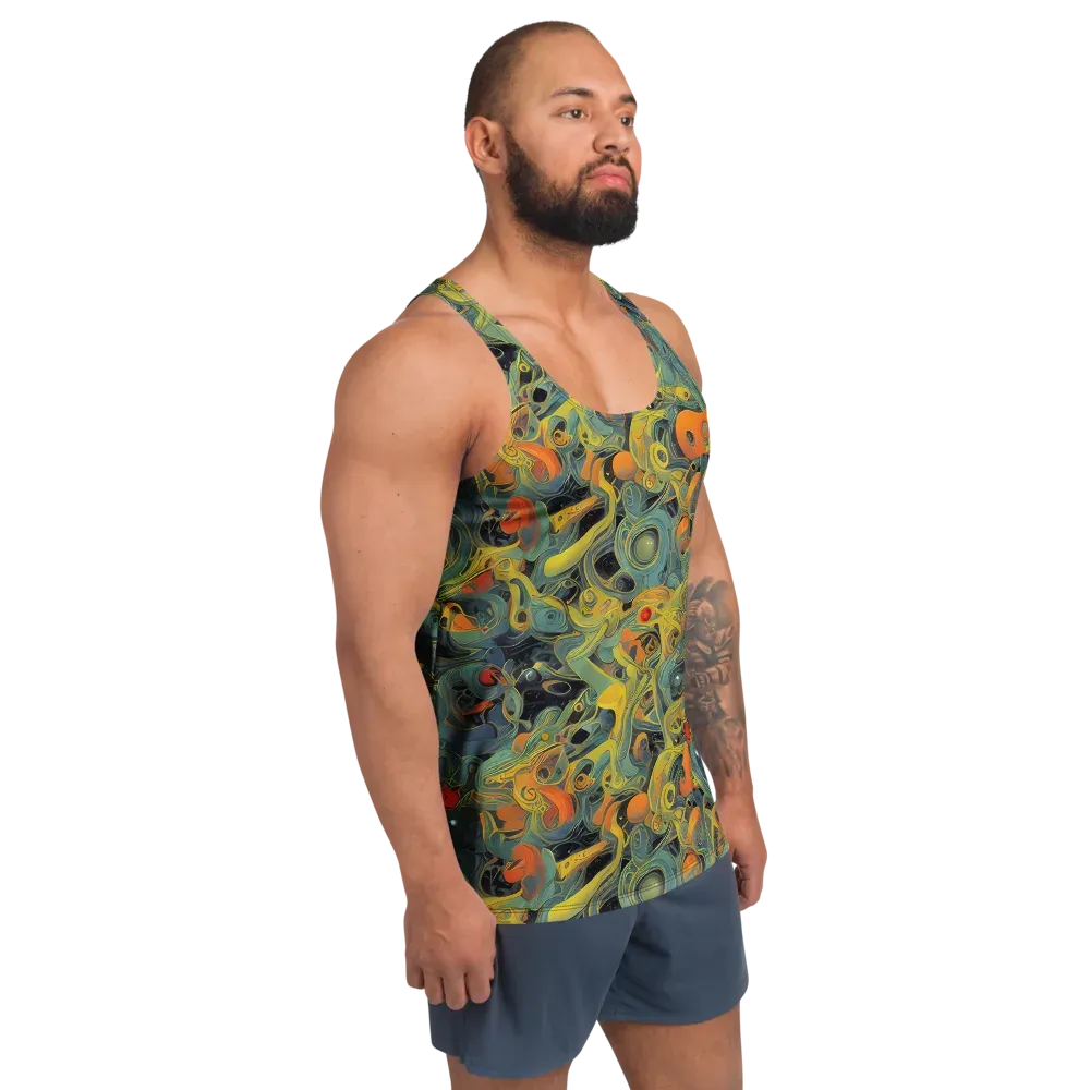 Orbital Tide on Men's Tank Top — Right Front
