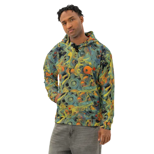 Orbital Tide on a Cotton Hoodie