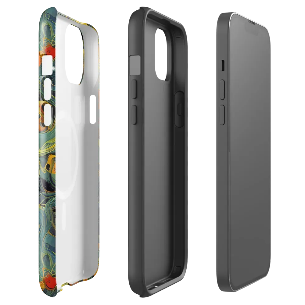 Orbital Tide on MagSafe Tough Case for iPhone® — Front