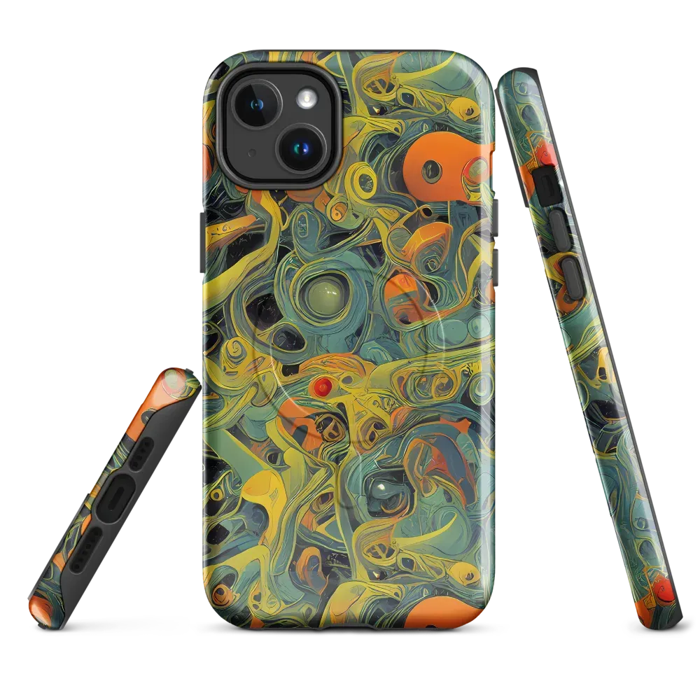 Orbital Tide on MagSafe Tough Case for iPhone® — Front