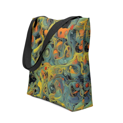 Orbital Tide on a Tote Bag