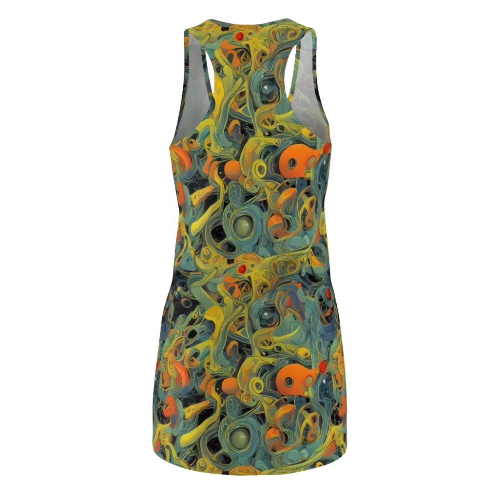 Orbital Tide on Racerback Dress — Back