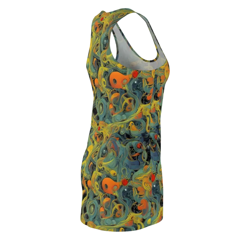 Orbital Tide on Racerback Dress — Back Side
