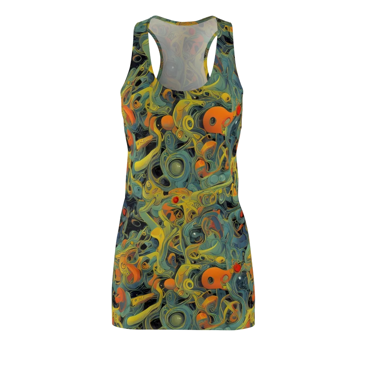 Orbital Tide on Racerback Dress — Front